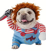 Funny Bloody Doll Cosplay Halloween Cat Dog Clothes
