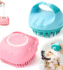 Snifii 2-Pack Dog Bath & Massage Brush – Soft Silicone Grooming Scrubber for Cats & Dogs (Short & Long Hair)