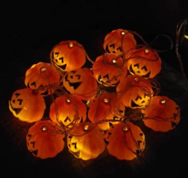 Snifii Seasonal Glow – Pumpkin String Lights for Halloween & Christmas Decor