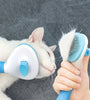 1pc One-Click Cat & Dog Hair Removal Comb with Floating Needle for Easy Pet Grooming