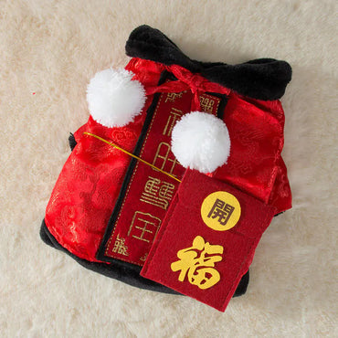New Year Festive Snifii Pet Clothes for Small Dogs and Cats