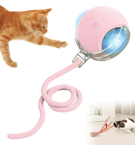 Snifii Interactive Cat Toy Ball (2025 Version) – Smart Auto-Rolling Ball for Cats & Small Dogs (Pink)