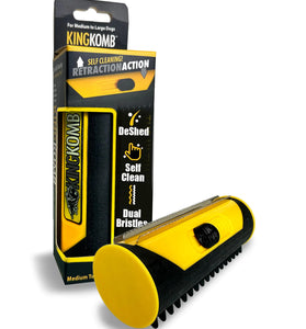 Snifii Self-Cleaning Pet Grooming Brush – Multi-Use Deshedding Tool for Dogs, Cats & Horses