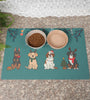 Casaido Dog & Cat Bowl Mat by Snifii – Non-Slip Super Absorbent Food & Water Mat, 15.7x23.6 inches