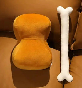 Snifii Cartoon Meat Bone Plush Pillow