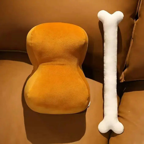 Snifii Cartoon Meat Bone Plush Pillow
