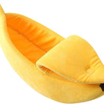 Snifii Banana Pet Bed – Cute and Funny Medium-Sized Bed for Dogs, Indoor Cats & Small Animals