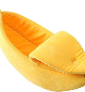 Snifii Banana Pet Bed – Cute and Funny Medium-Sized Bed for Dogs, Indoor Cats & Small Animals