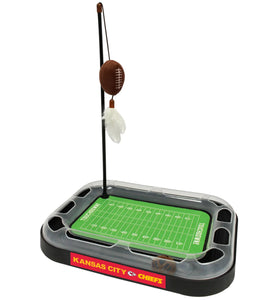 Snifii Interactive Cat Toy Set – NFL Kansas City Chiefs Plush Football with Catnip, Feather Toy & Jingle Bell Interactive Ball (5-in-1)  Description: