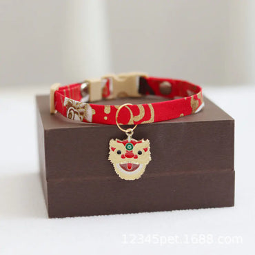 Snifii Festive Pet Collar with Pendant for New Year Celebration