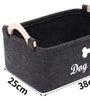Snifii Felt Pet Toy Storage Basket – Stylish & Practical Organizer