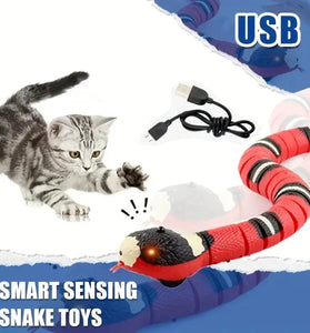 Snifii USB Charging Interactive Snake Toy for Cats - Endless Fun