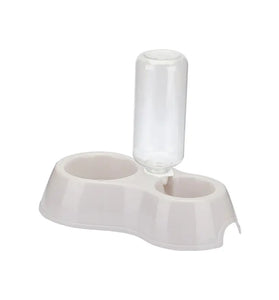 Snifii Automatic Double Bowl Pet Water Dispenser – Self-Filling Water Bowl for Cats & Small Dogs