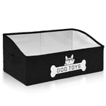 Snifii Collapsible Dog Toy Basket – Designed for Dog Toy Storage with Handle, Perfect for Pet Toys &  Accessories - Black